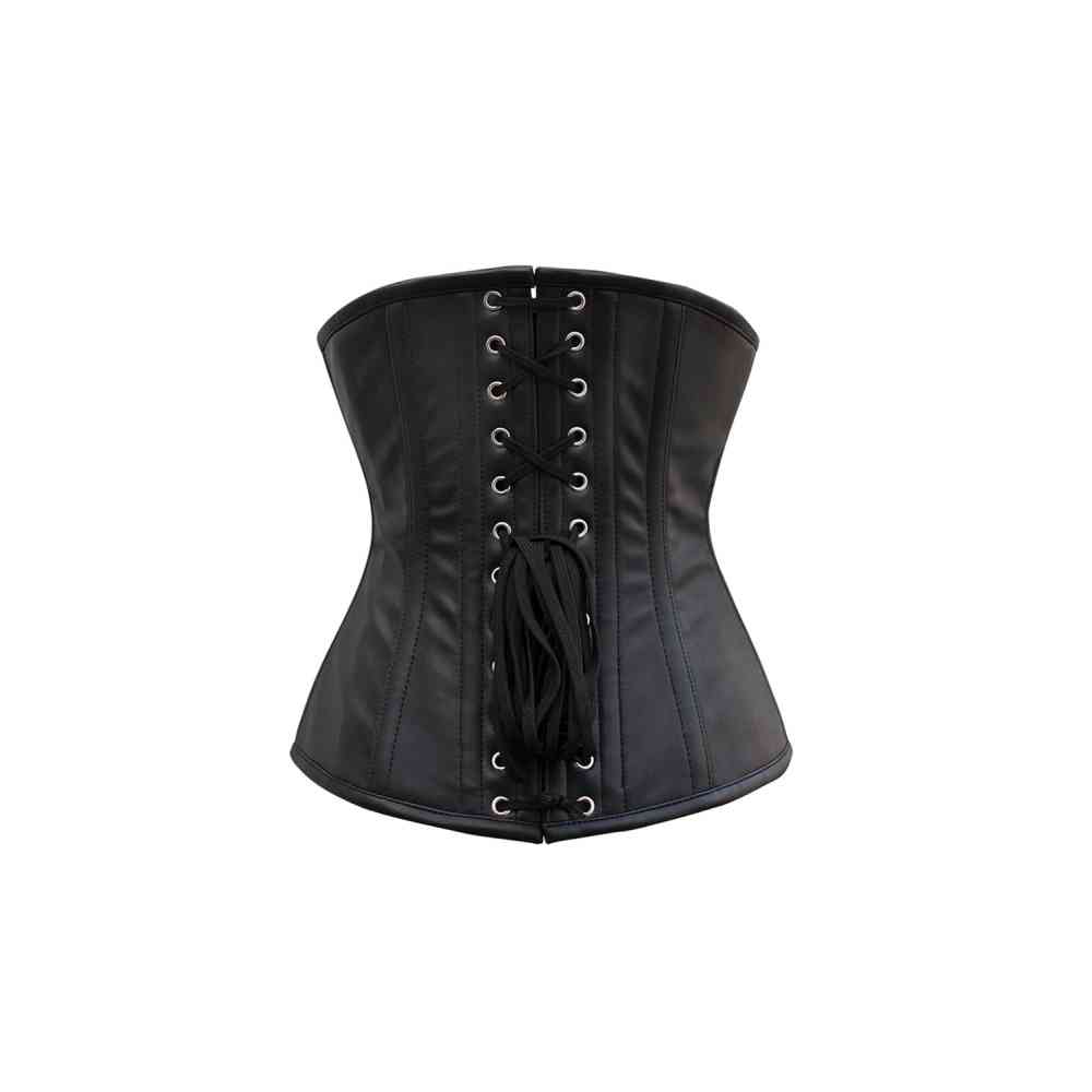 Attitude Corsets - Leighton Corset sous la poitrine - Noir/Rouge